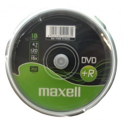DVD+R MAXELL 4,7 GB, brzina zapisivanja 16X, pakiranje od 10 komada-0