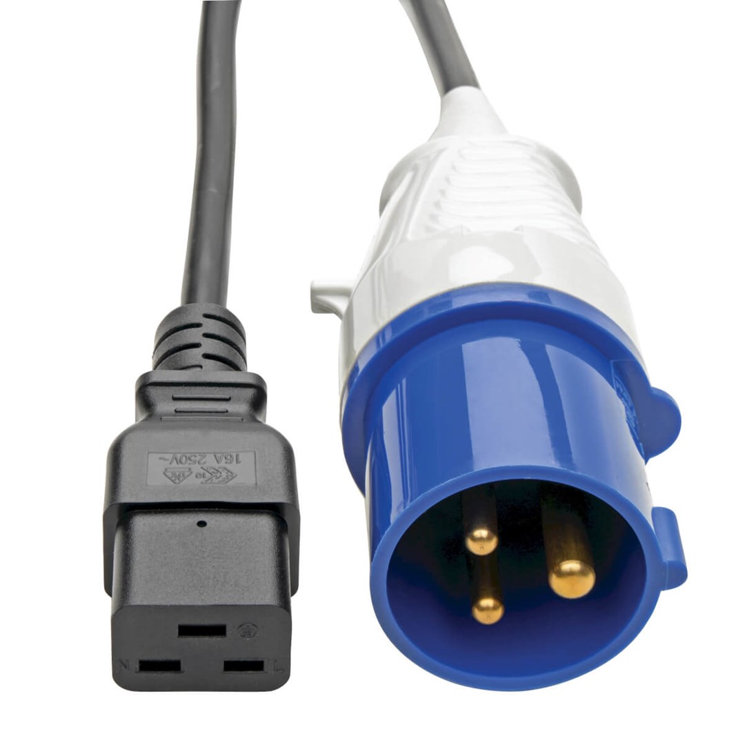 Produžni kabel TRIPP LITE P070-010 (iec 309 na c19, 16a, 250v, 3.05m, crni)-0