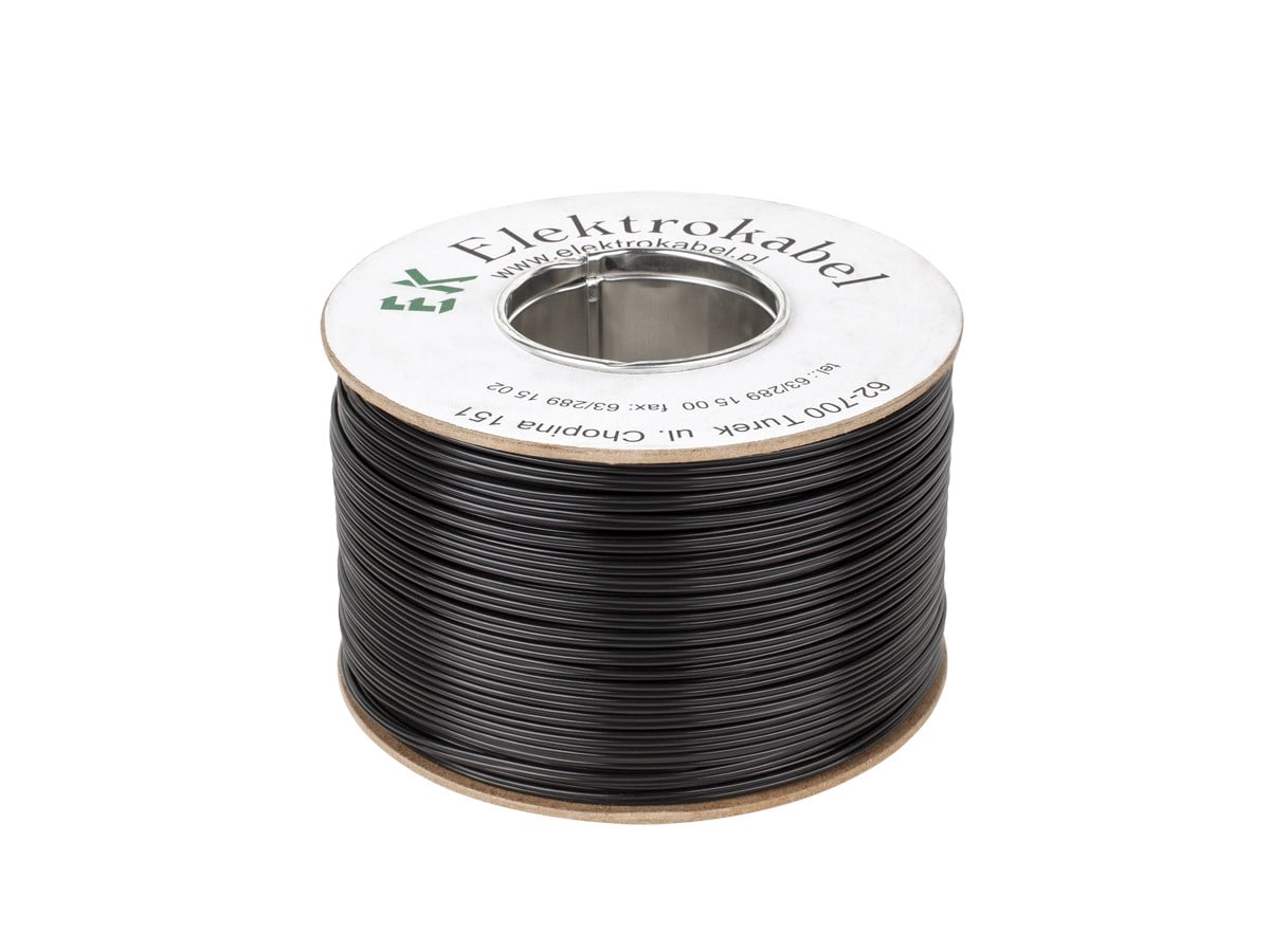Kabel za zvučnike SMYp 2x0.35mm² (kolut 200m), crna boja-0
