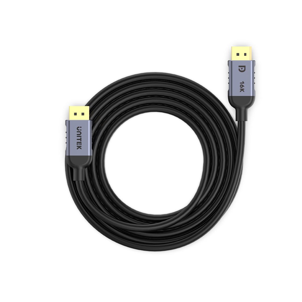 Kabel UNITEK C1628GY01-2M (2 m, DisplayPort 2.1, 7680 x 4320, 240 Hz)-1
