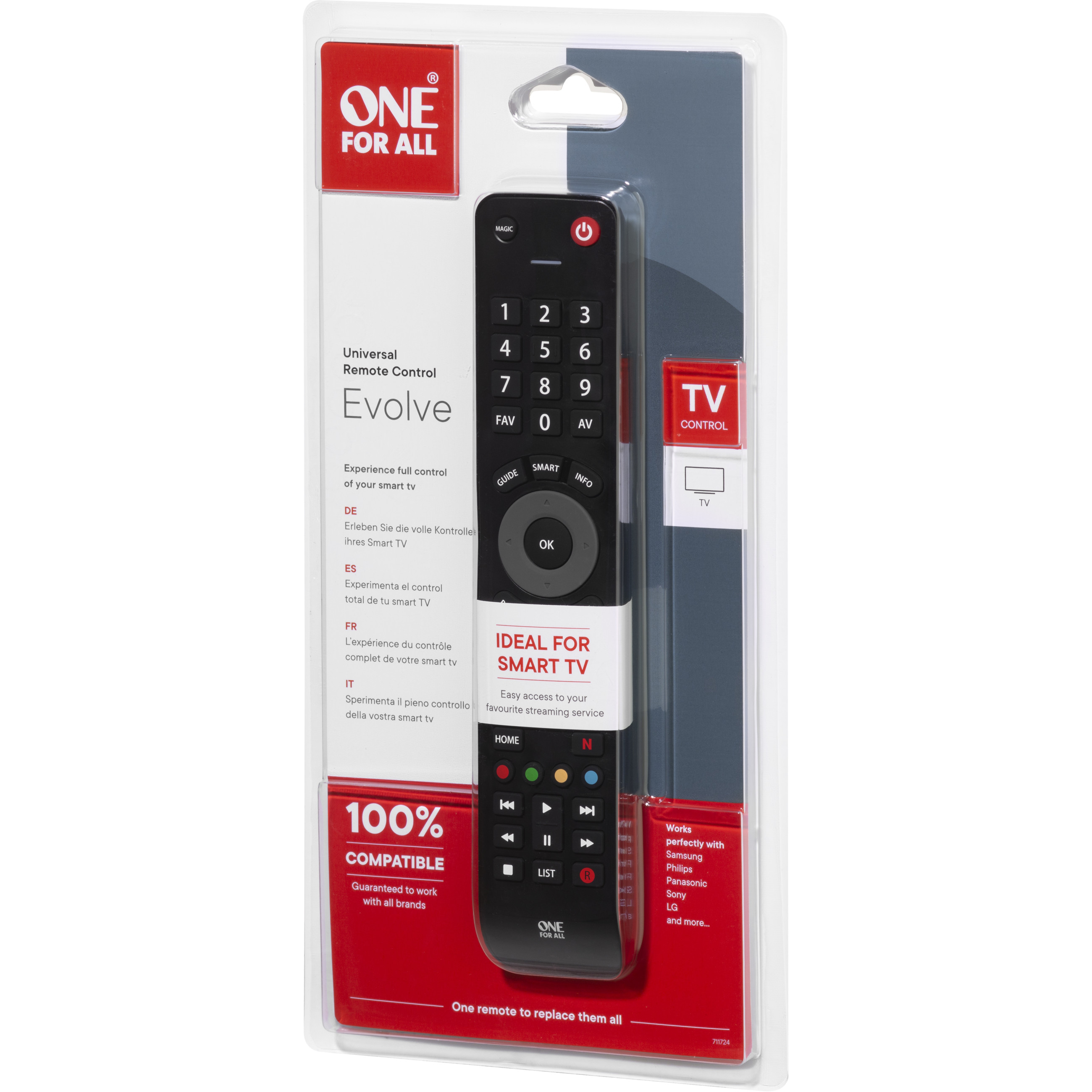 Univerzalni daljinski upravljač ONE FOR ALL Evolve TV URC 7110-2