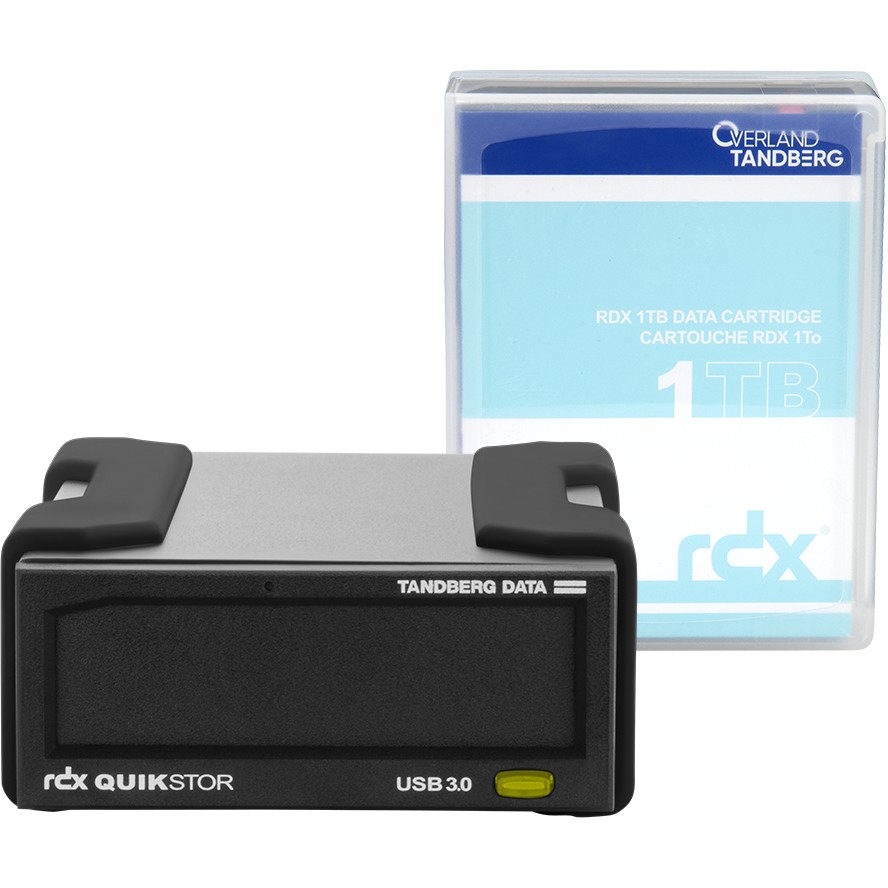 Storage drive OVERLAND-TANDBERG RDX External drive kit (1 TB, USB 3.2 Gen 1)-0