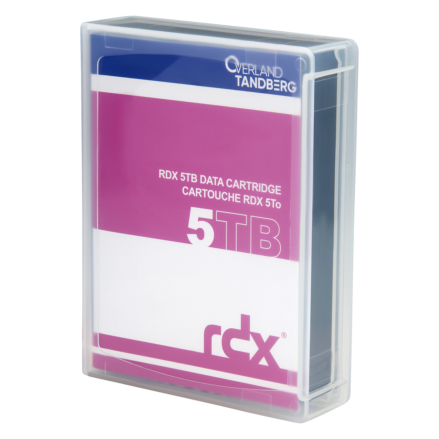 RDX OVERLAND TANDERG RDX x 1 (kapacitet 5 TB, prijenosna brzina 150 MB/s, boja crna)-0