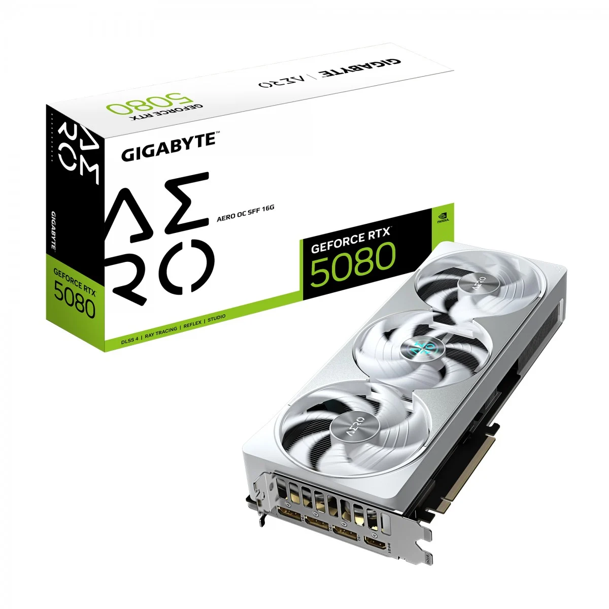 Grafička kartica GIGABYTE GeForce RTX 5080 AERO OC 16GD SFF (16 GB GDDR7, 2730 MHz, HDMI/DP, WINDFORCE 3X hlađenje)-22