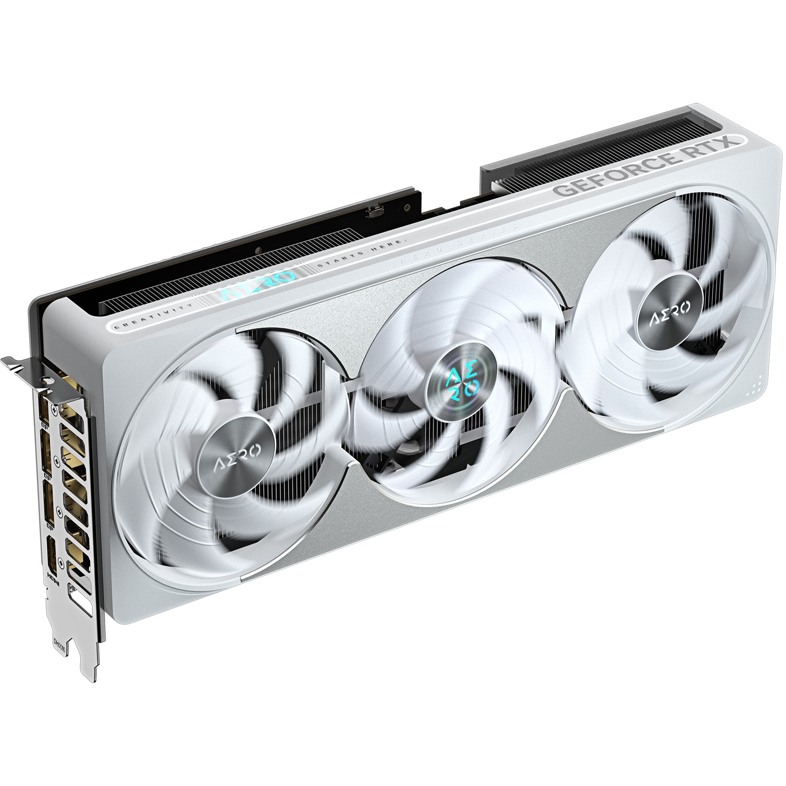 Grafička kartica GIGABYTE GeForce RTX 5080 AERO OC 16GD SFF (16 GB GDDR7, 2730 MHz, HDMI/DP, WINDFORCE 3X hlađenje)-17