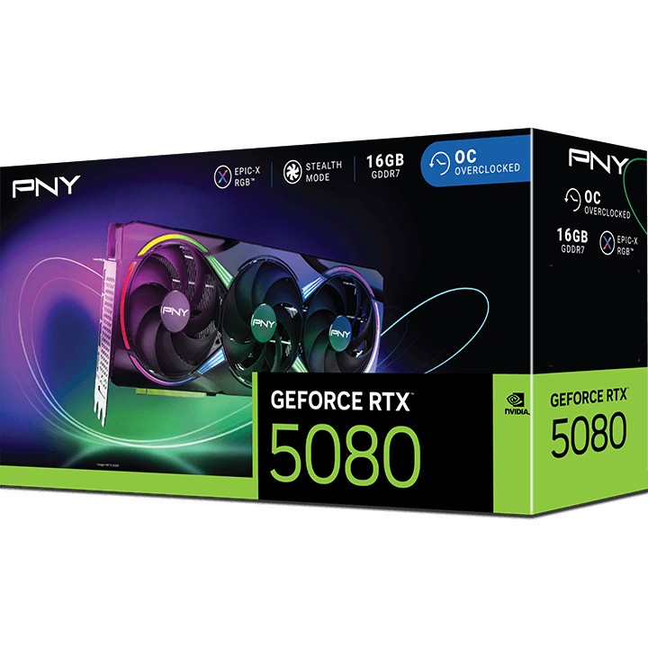 Grafička kartica PNY GeForce RTX 5080 16 GB GDDR7-4