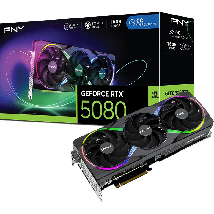 Grafička kartica PNY GeForce RTX 5080 16 GB GDDR7-9