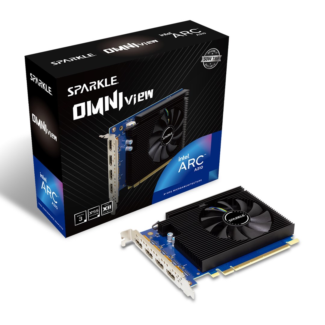 Grafička kartica SPARKLE Intel Arc A310 Omni View (4GB)-0