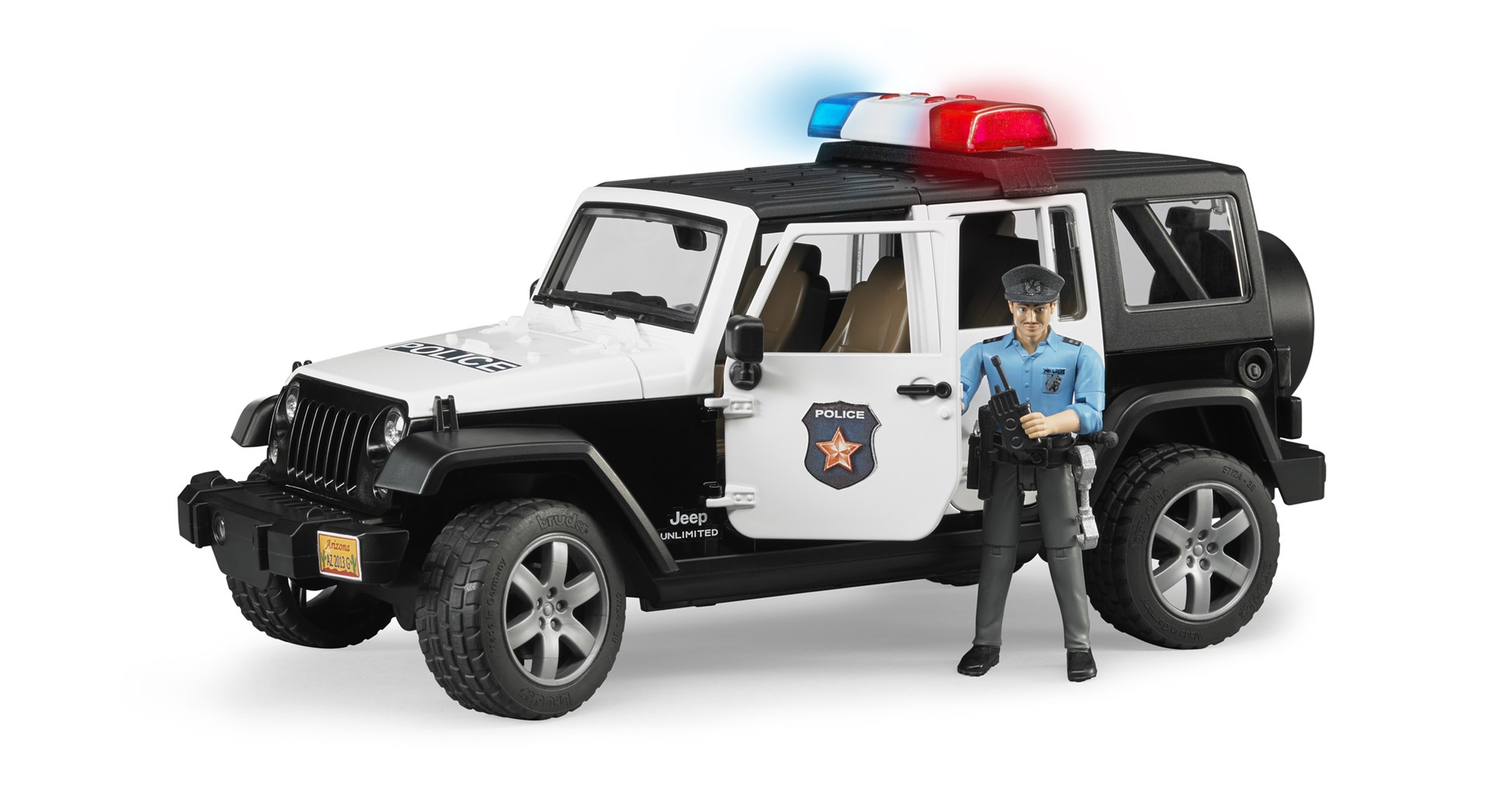 Automobil MAISTO Jeep Wrangler Unlimited Rubicon Police (02802)-0