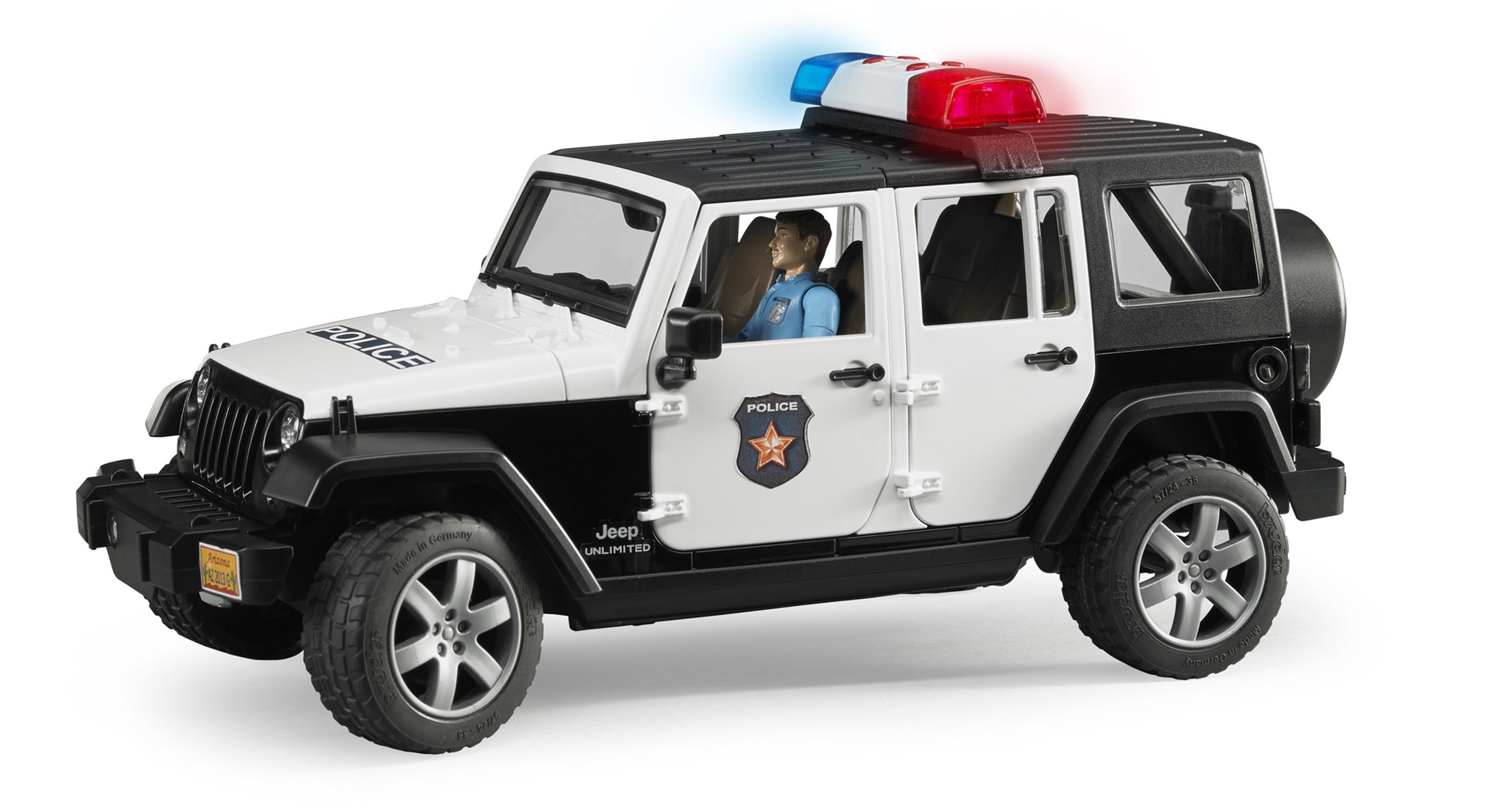 Automobil MAISTO Jeep Wrangler Unlimited Rubicon Police (02802)-2