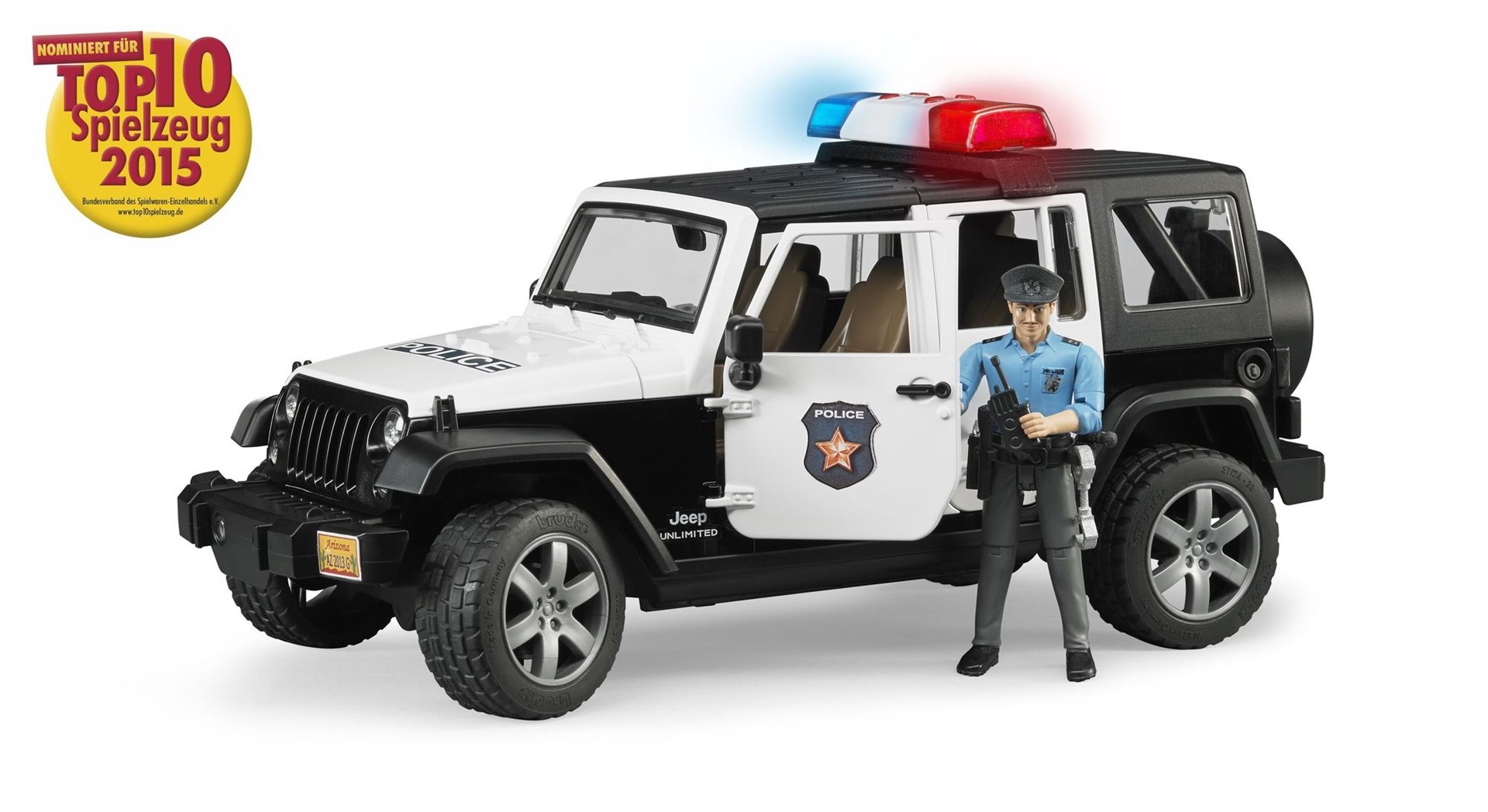 Automobil MAISTO Jeep Wrangler Unlimited Rubicon Police (02802)-1
