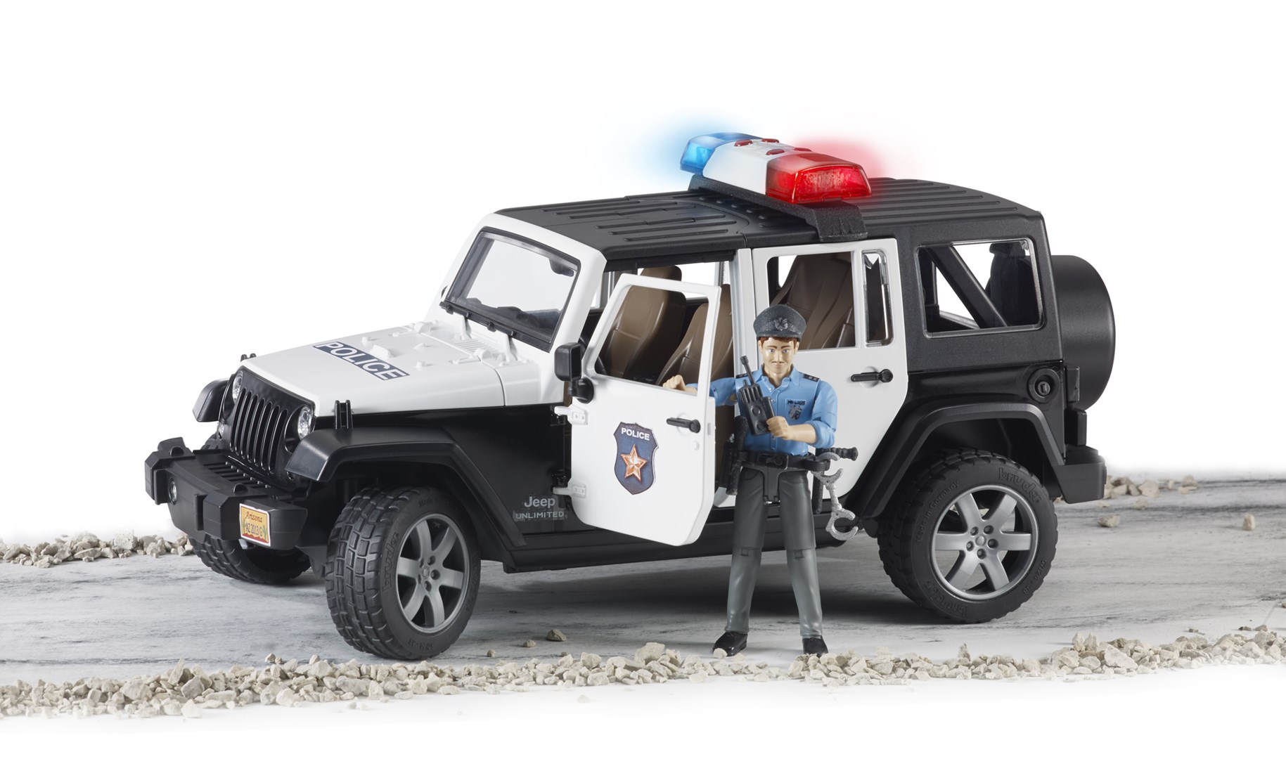 Automobil MAISTO Jeep Wrangler Unlimited Rubicon Police (02802)-4