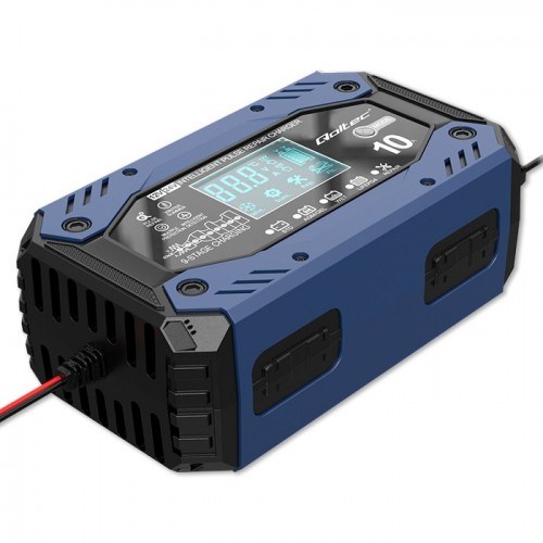 Qoltec 52482 Intelligent charger for STD AGM GEL LiFePO4 | Battery charger with repair function |12-24V |10A | LCD | 9 - stage charging-8
