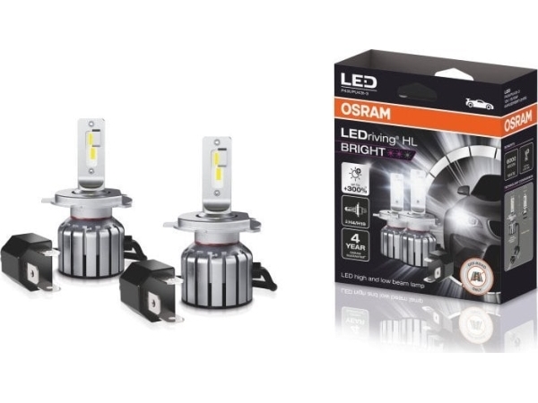 LED žarulje OSRAM H19/H4 12V 15W P43T/PU43t-3 (Set od 2 komada, bez homologacije za cestu, LEDriving HL BRIGHT, hladno bijela)-0