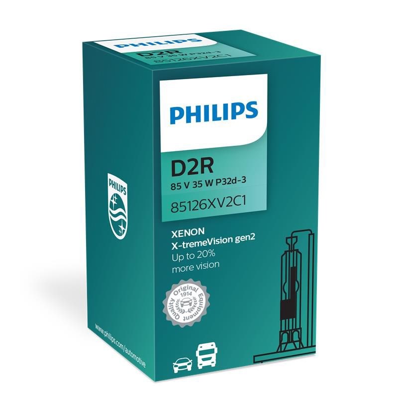 Philips Xenon D2R Xtreme Vision Bulb-1