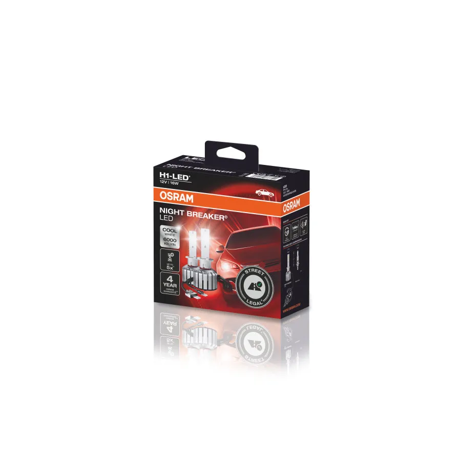 LED žarulja OSRAM NIGHT BREAKER H1-LED (12V, 16W, 6000K, Set 2 kom)-0