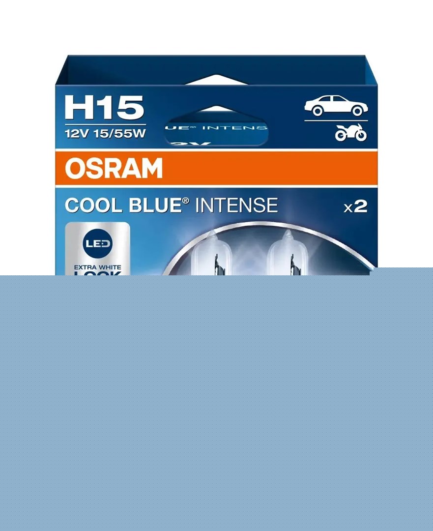 Auto žarulje OSRAM H15 Cool Blue Intense NextGen (Set 2 kom, 12V, 55/15W, PGJ23T-1, do 5000K)-0