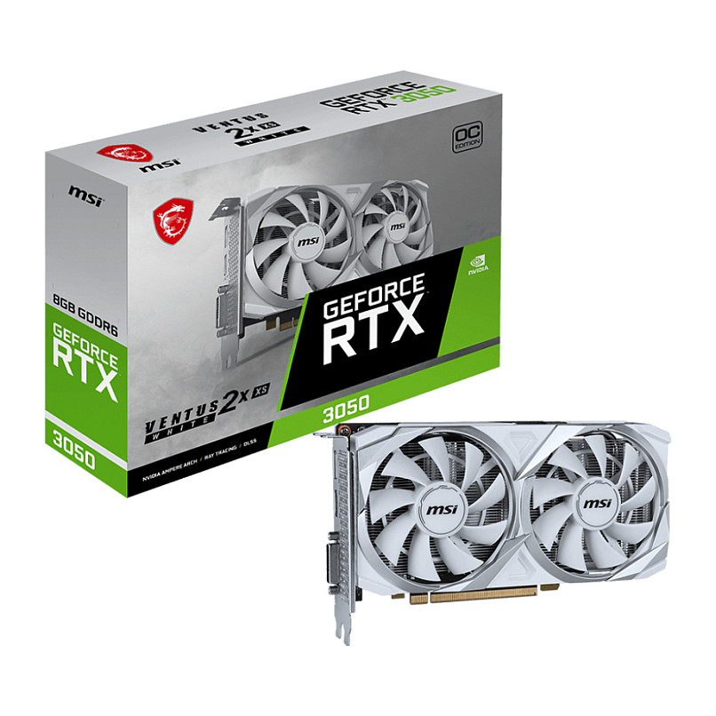Grafička kartica MSI GeForce RTX 3050 VENTUS 2X XS 8G OC WHITE (8gb gddr6)-1