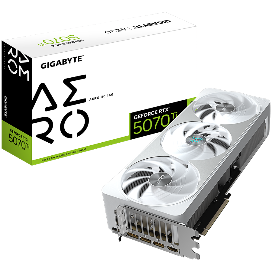 Grafička kartica GIGABYTE GeForce RTX 5070 Ti AERO OC 16G (16GB GDDR7, 256bit, PCI-E 5.0, 2588 MHz, 3 x DP 2.1a, 1 x HDMI 2.1b)-18