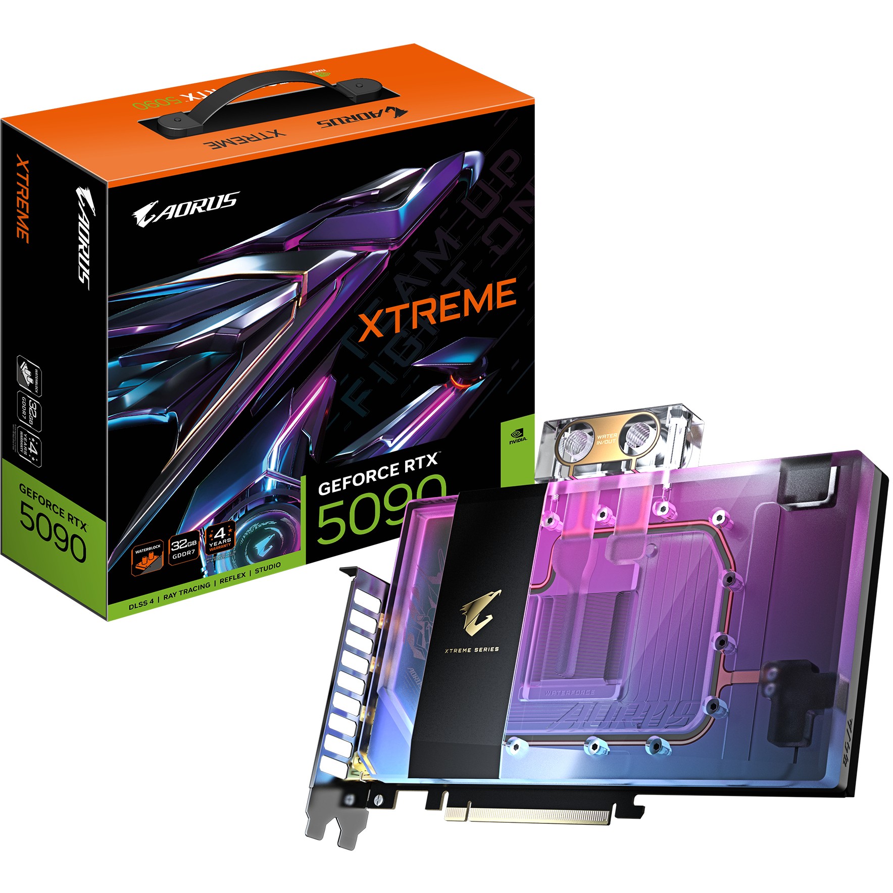 Grafička kartica GIGABYTE AORUS GeForce RTX 5090 XTREME WATERFORCE WB 32G (32GB GDDR7, 512bit, PCI-E 5.0)