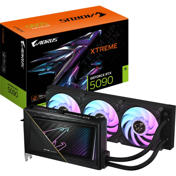 Grafička kartica GIGABYTE AORUS GeForce RTX 5090 XTREME WATERFORCE 32G (32GB gddr7, 512bit, pci-e 5.0, 2655mhz core clock, 3 x dp 2.1a, 1 x hdmi 2.1b)-0