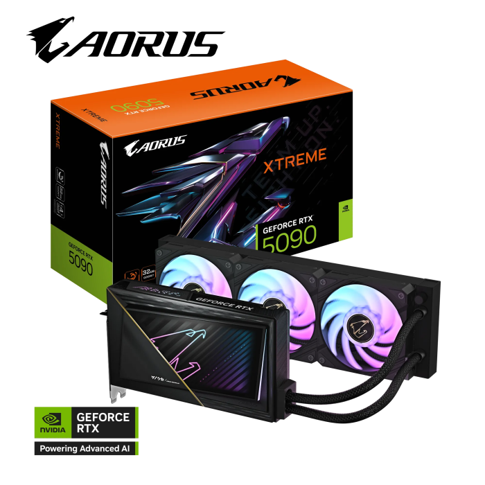 Grafička kartica GIGABYTE AORUS GeForce RTX 5090 XTREME WATERFORCE 32G (32GB gddr7, 512bit, pci-e 5.0, 2655mhz core clock, 3 x dp 2.1a, 1 x hdmi 2.1b)-1