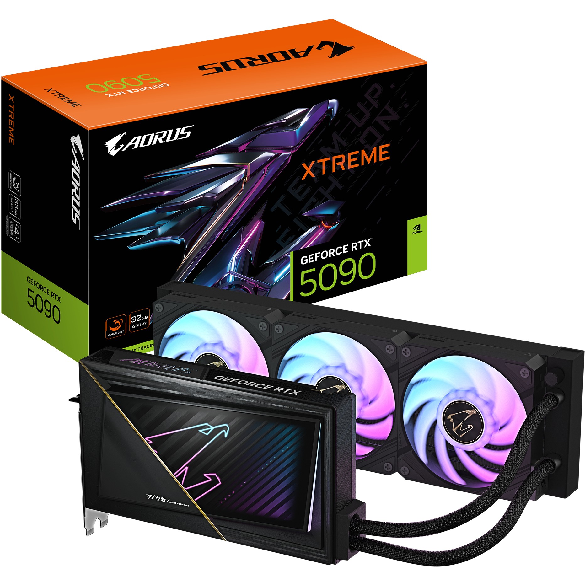 Grafička kartica GIGABYTE AORUS GeForce RTX 5090 XTREME WATERFORCE 32G (32GB gddr7, 512bit, pci-e 5.0, 2655mhz core clock, 3 x dp 2.1a, 1 x hdmi 2.1b)-7