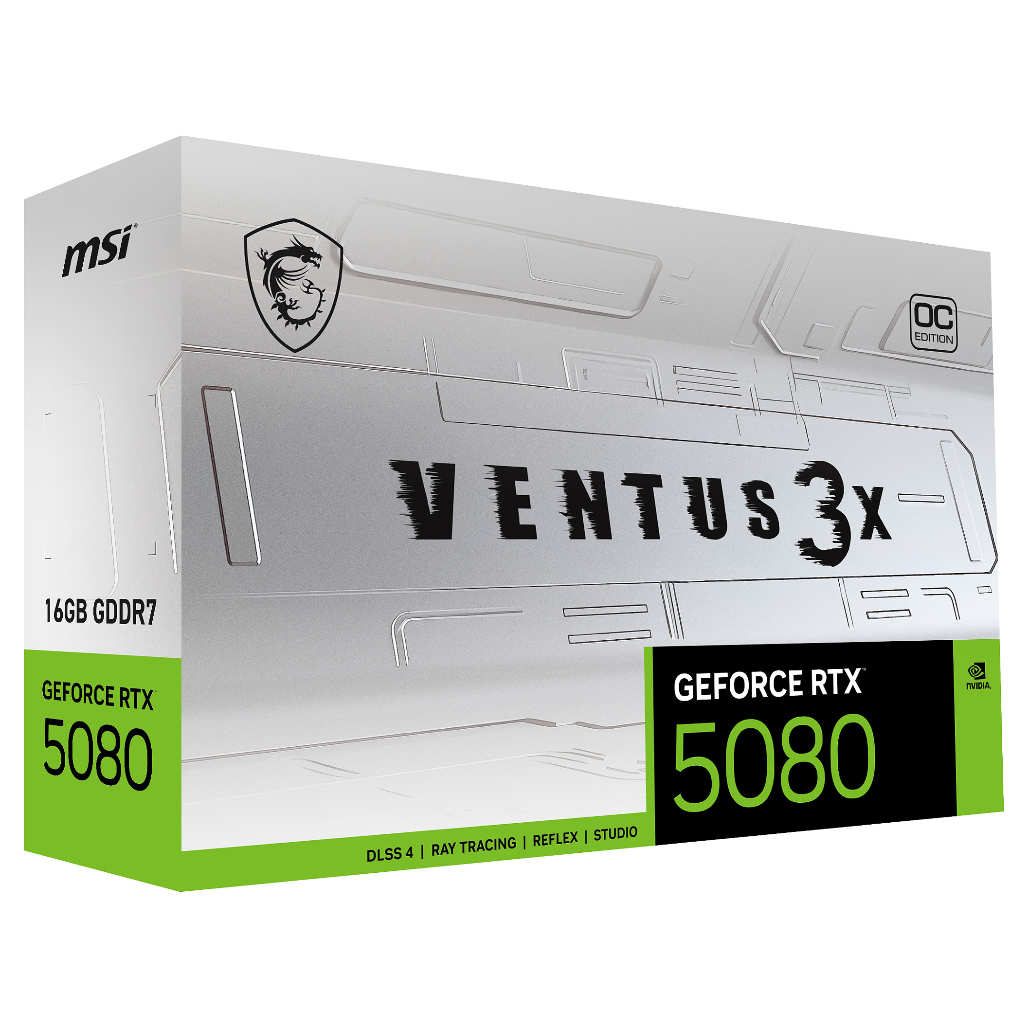 Grafička kartica MSI GEFORCE RTX 5080 (16 GB GDDR7, PCI Express x16 5.0, 7680 x 4320, 360 W)-4