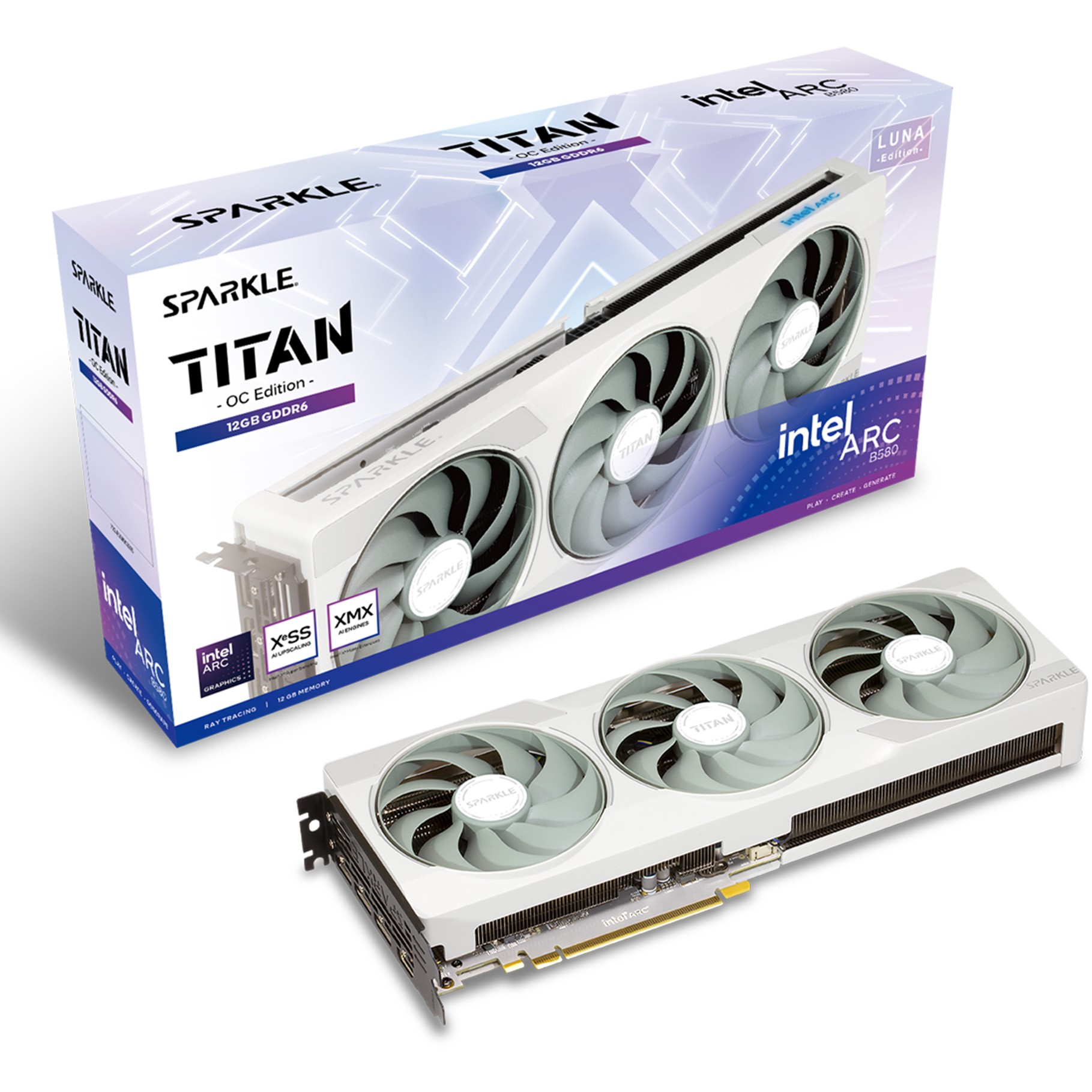 Grafička kartica SPARKLE Intel Arc B580 TITAN LUNA OC 12-0