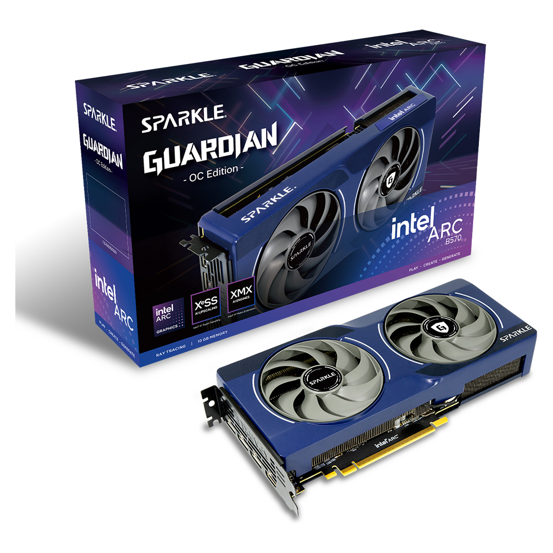 Grafička kartica SPARKLE Intel Arc B570 GUARDIAN OC 10G-6