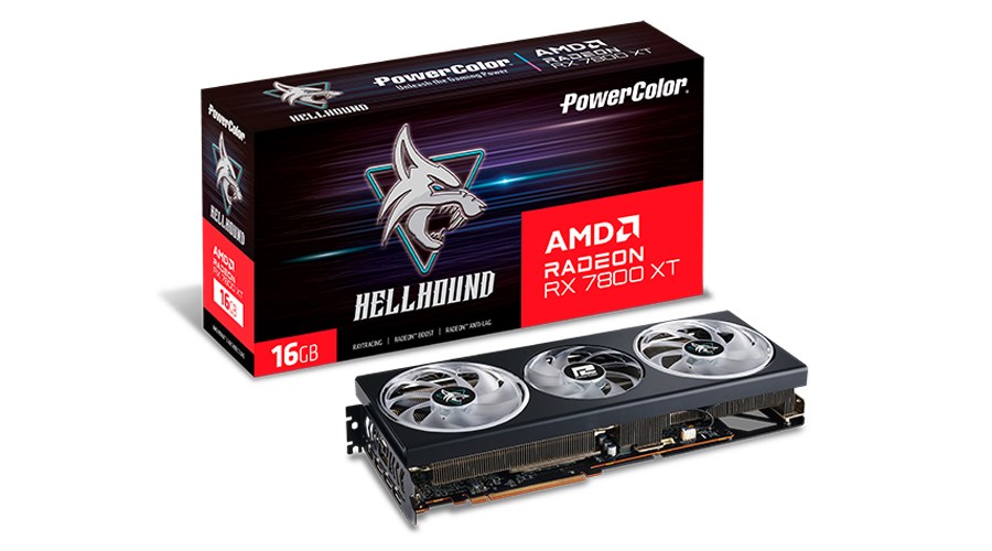 Grafička kartica POWERCOLOR Hellhound RX 7800 XT 16G-L/OC (16 gb gddr6)-7