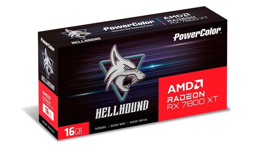 Grafička kartica POWERCOLOR Hellhound RX 7800 XT 16G-L/OC (16 gb gddr6)-8