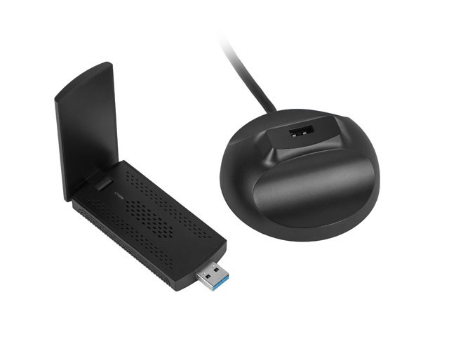 Bežična mrežna kartica LANBERG NC-3000-WI (USB 3.0, AX3000, Tri-band, 2 unutarnje antene)-5