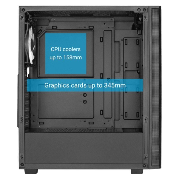 Kućište AEROCOOL PGS DESIGNER-G-BK-v1 (Midi Tower, crna boja)-6