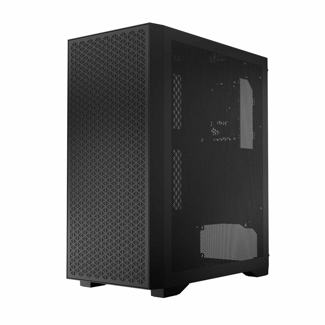 PC kućište LOGIC Dart Pro Midi (ATX, USB-C, 4 ventilatora, mesh paneli, crna boja)-2