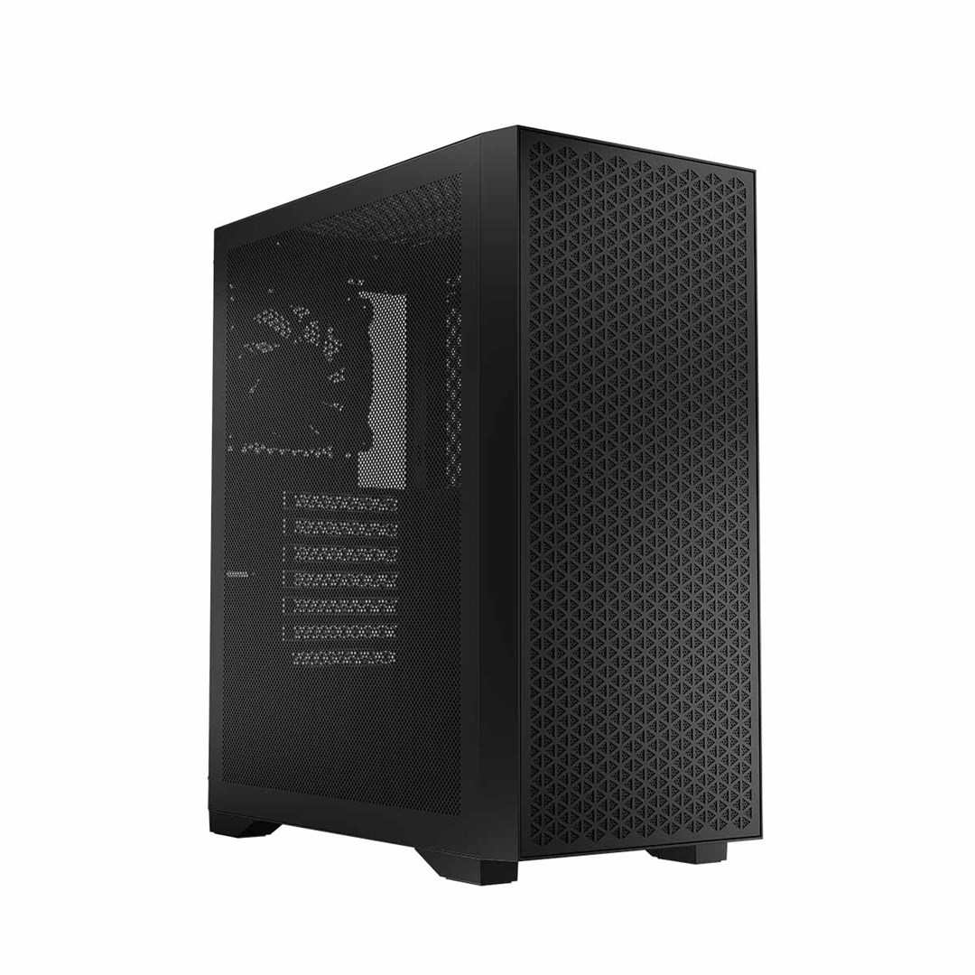 PC kućište LOGIC Dart Pro Midi (ATX, USB-C, 4 ventilatora, mesh paneli, crna boja)-0