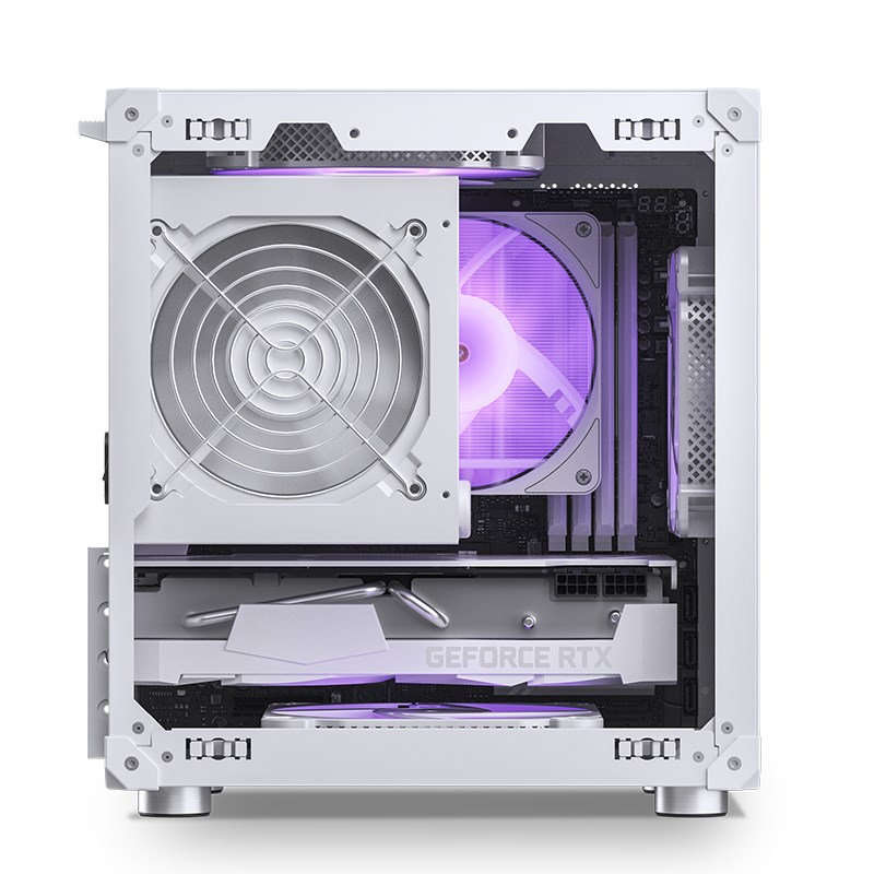 Jonsbo C6 Micro-ATX Case - white-3
