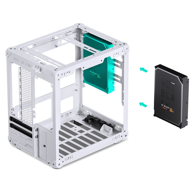 Jonsbo C6 Micro-ATX Case - white-37
