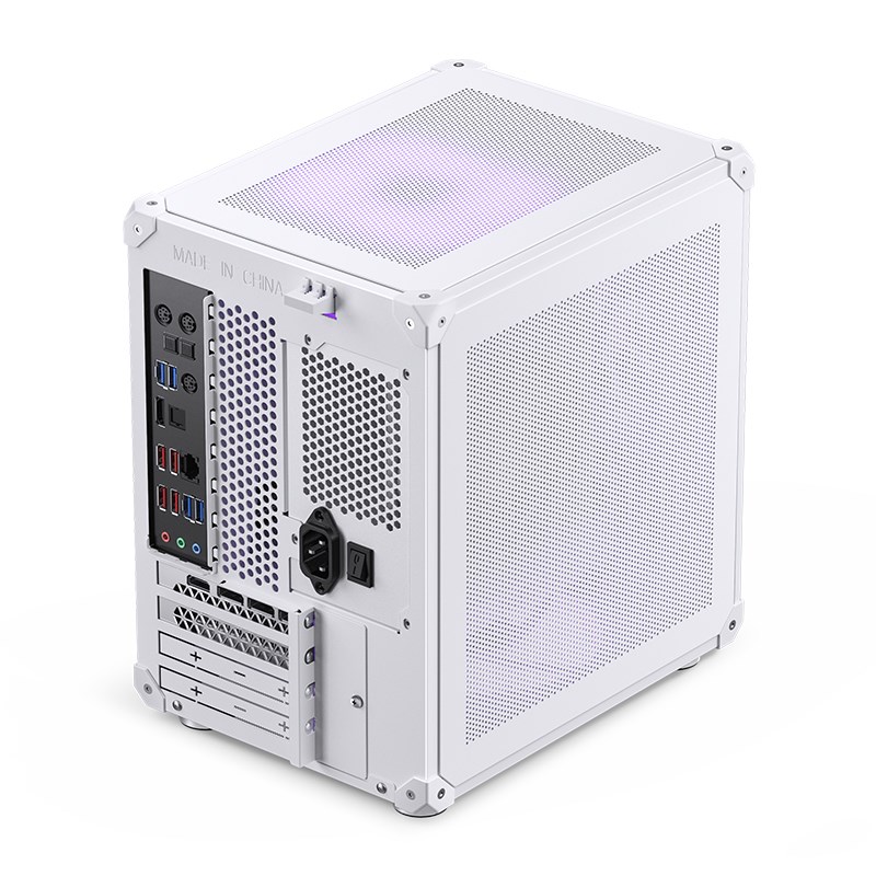 Jonsbo C6 Micro-ATX Case - white-26