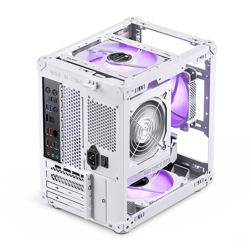 Jonsbo C6 Micro-ATX Case - white-17