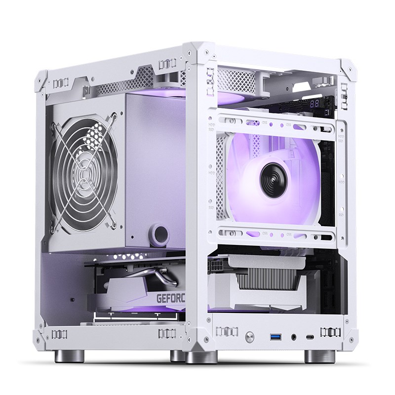 Jonsbo C6 Micro-ATX Case - white-21