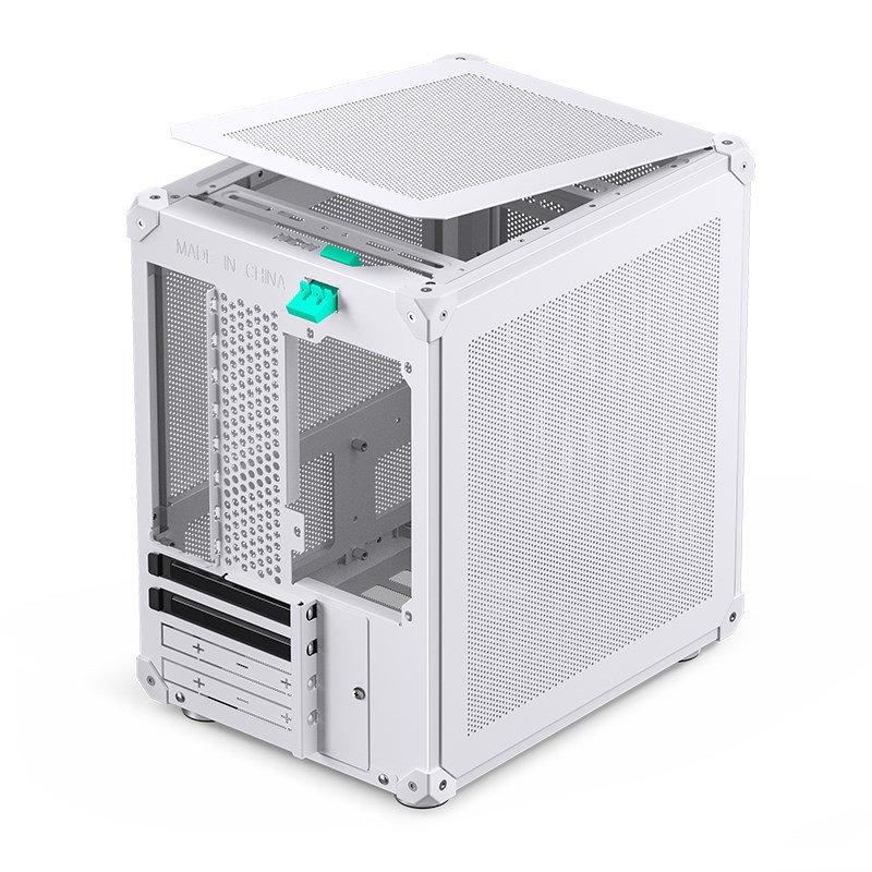 Jonsbo C6 Micro-ATX Case - white-13