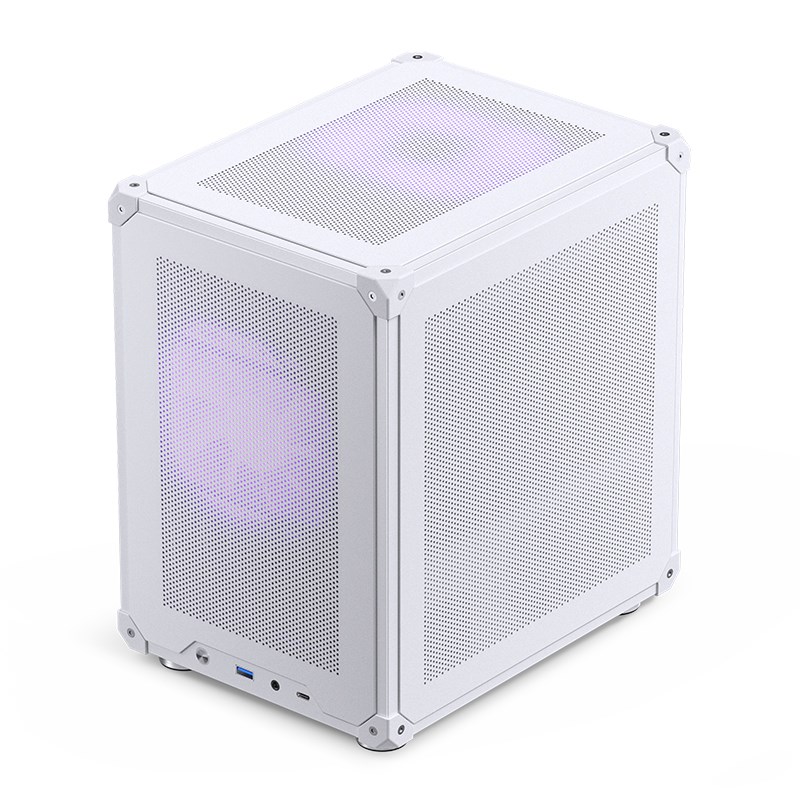 Jonsbo C6 Micro-ATX Case - white-11