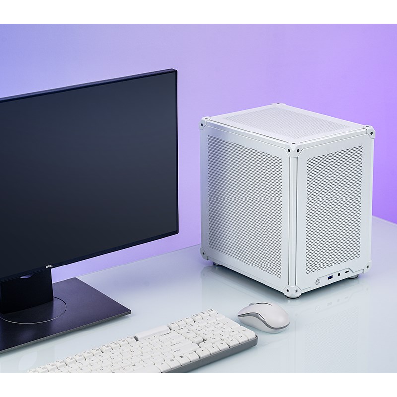 Jonsbo C6 Micro-ATX Case - white-28