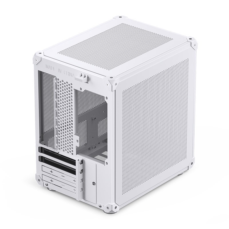 Jonsbo C6 Micro-ATX Case - white-15