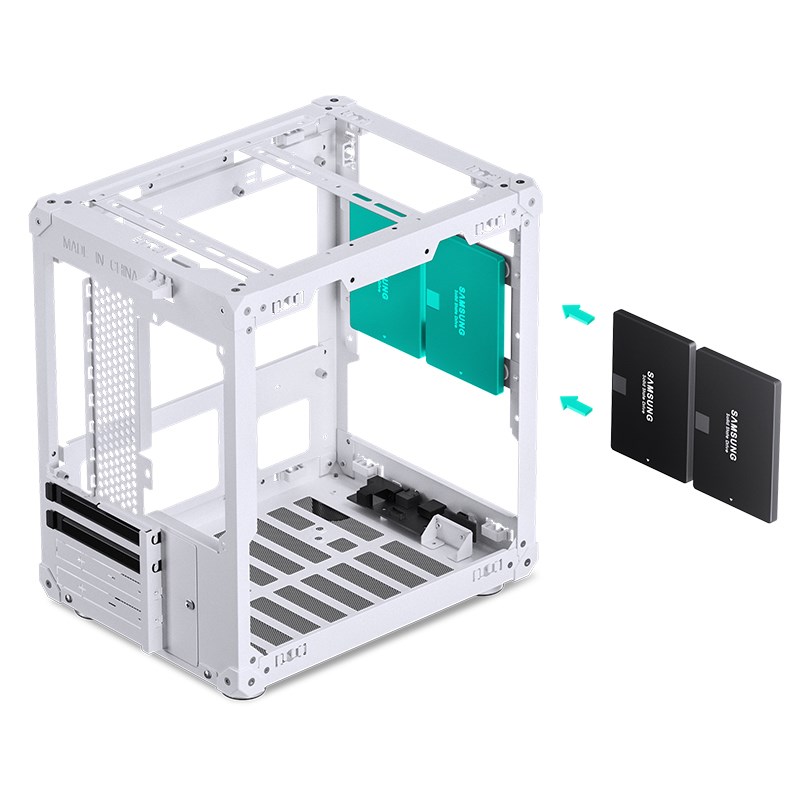 Jonsbo C6 Micro-ATX Case - white-38