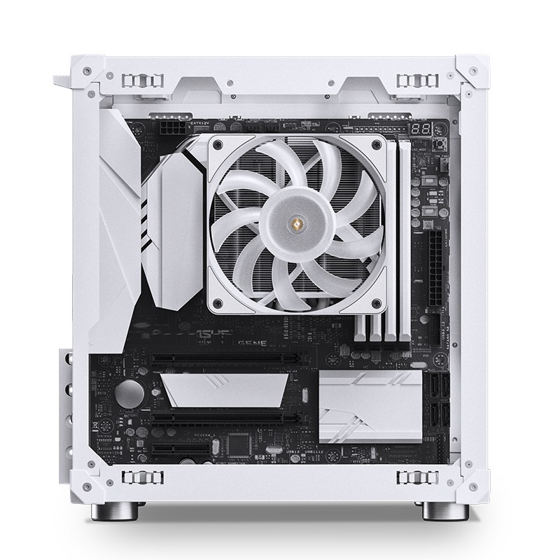 Jonsbo C6 Micro-ATX Case - white-8