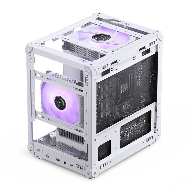 Jonsbo C6 Micro-ATX Case - white-25