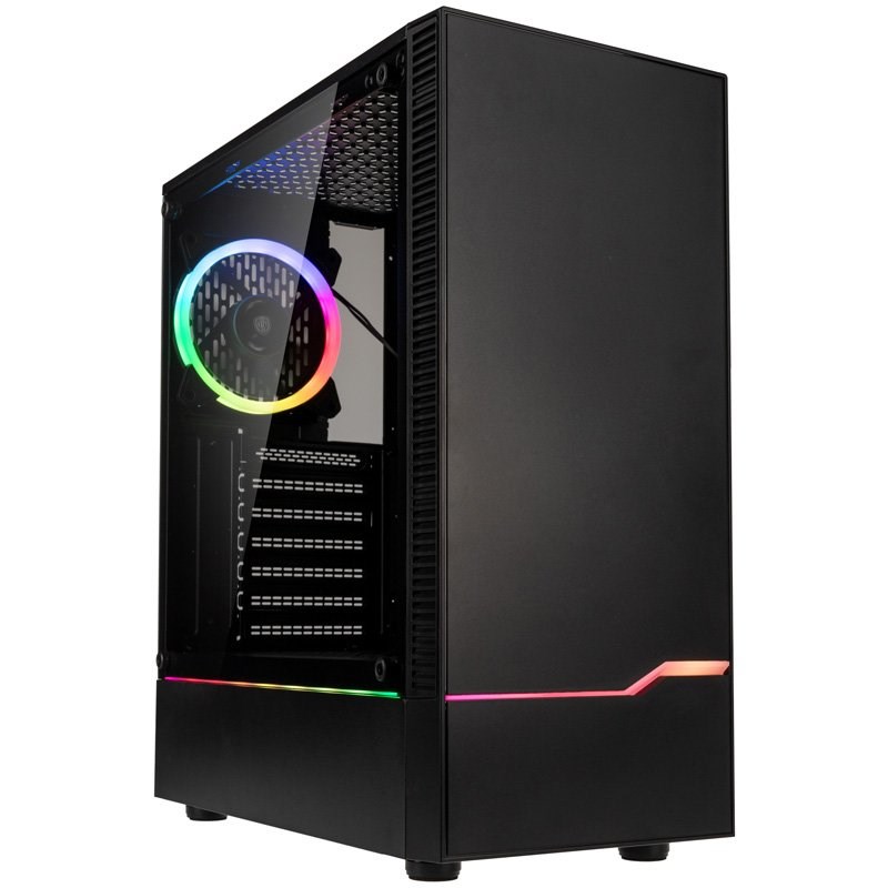 Kućište za računalo KOLINK Inspire K9 ARGB Midi Tower (Crno, 4 kg, USB 3.2 Gen 1, 120 mm ventilatori, RGB kontrola)-9