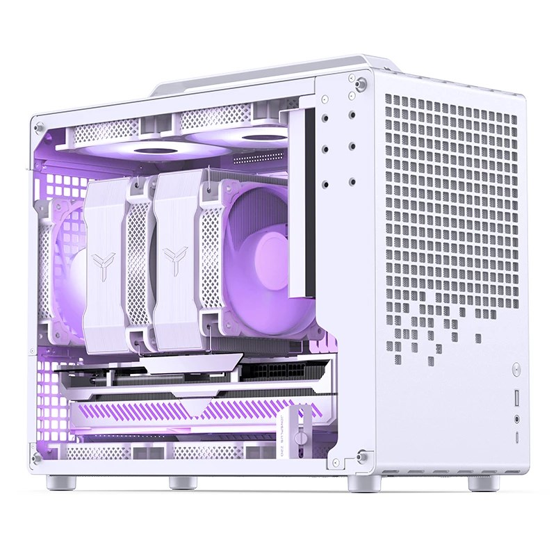 Kućište za računalo JONSPLUS MATX Handle Case Z20 - bijelo-14